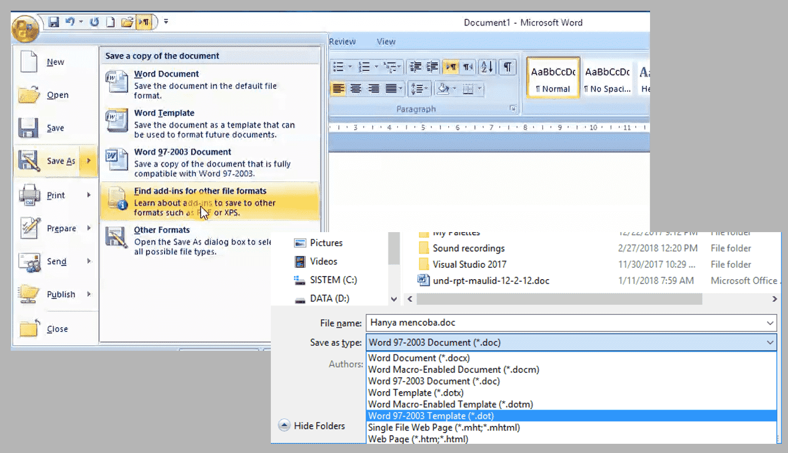 ms office 2007 converter to pdf